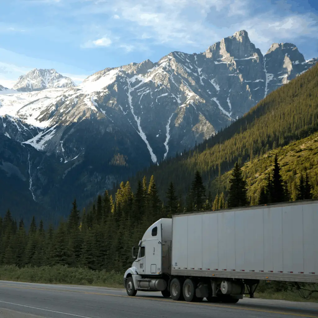 eAPUs: How to get the most out of them. Truck driving on road featured image.