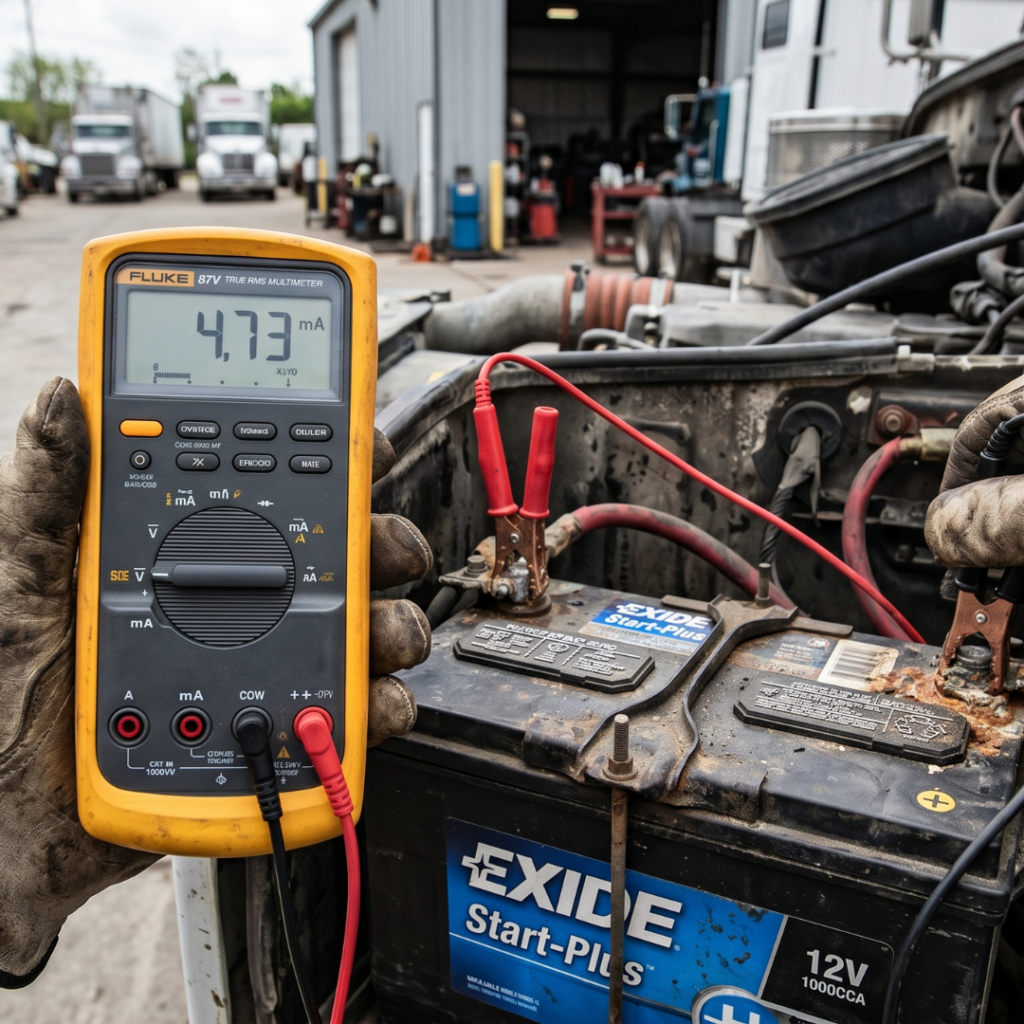 Multimeter Reading for Parasitic Drain (AI Image) 